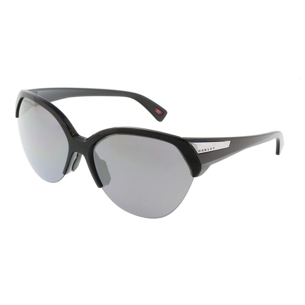 Oakley 0OO9447 944704 Trailing Point Black Round Semi Rimless Sunglasses - Picture 1 of 4
